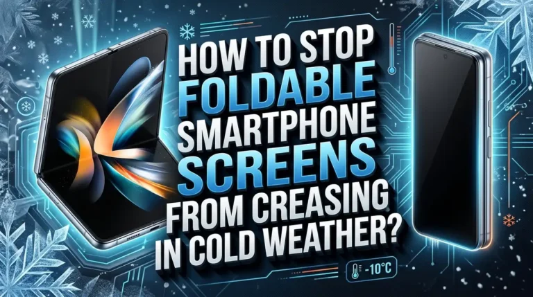 How to Stop Foldable Smartphone Screens From Creasing in Cold Weather?