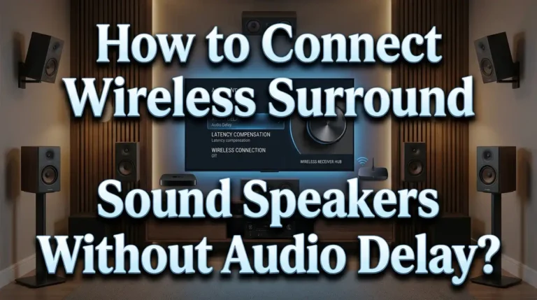 How to Connect Wireless Surround Sound Speakers Without Audio Delay?