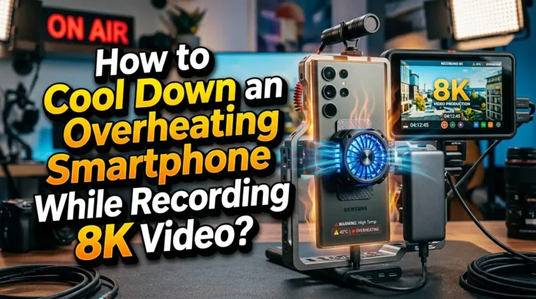 How to Cool Down an Overheating Smartphone While Recording 8K Video?