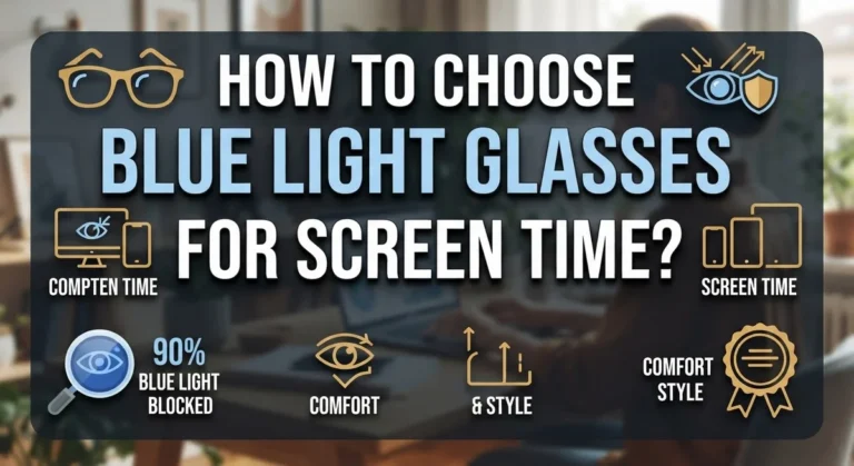 How to Choose Blue Light Glasses for Screen Time?