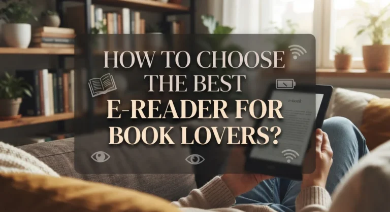 How to Choose the Best E-Reader for Book Lovers?