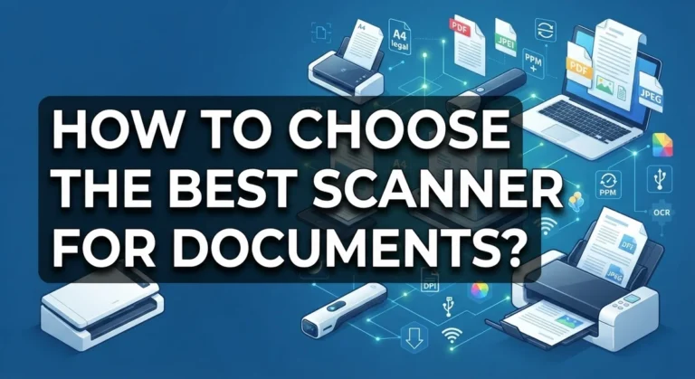 How to Choose the Best Scanner for Documents?