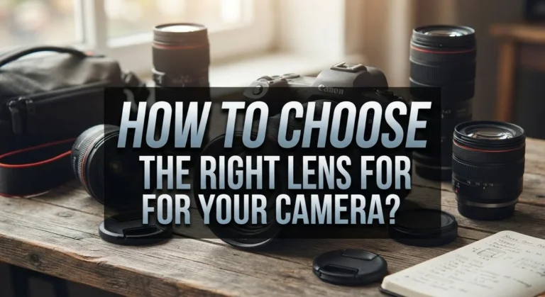 How to Choose the Right Lens for Your Camera?