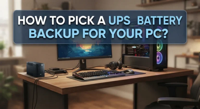 How to Pick a UPS Battery Backup for Your PC?